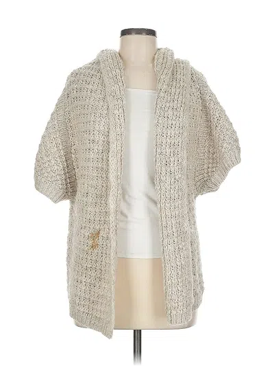 Pre-owned Zara Cardigan Sweater In White