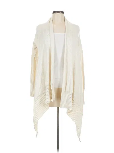 Pre-owned Zara Cardigan Sweater In White