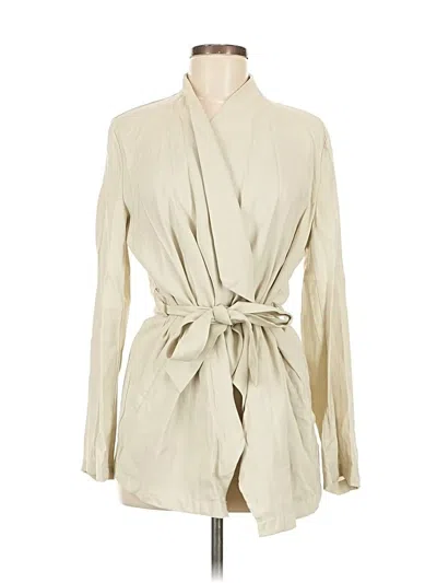 Pre-owned Zara Cardigan Sweater In White