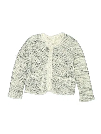 Pre-owned Zara Kids' Cardigan Sweater In White