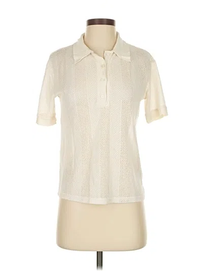 Pre-owned Zara Cardigan Sweater In White