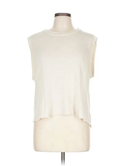 Pre-owned Zara Cardigan Sweater In White