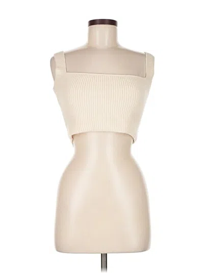 Pre-owned Zara Cardigan Sweater In White