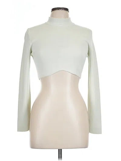 Pre-owned Zara Cardigan Sweater In White