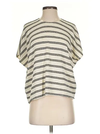 Pre-owned Zara Cardigan Sweater In White