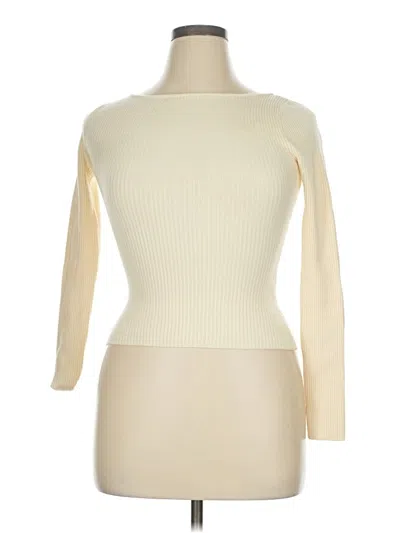 Pre-owned Zara Cardigan Sweater In White