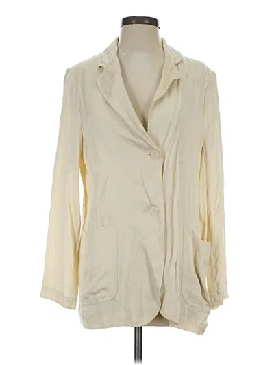 Pre-owned Zara Cardigan Sweater In White