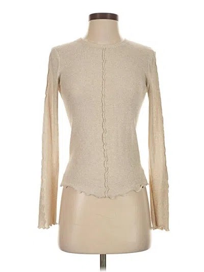 Pre-owned Zara Cardigan Sweater In White