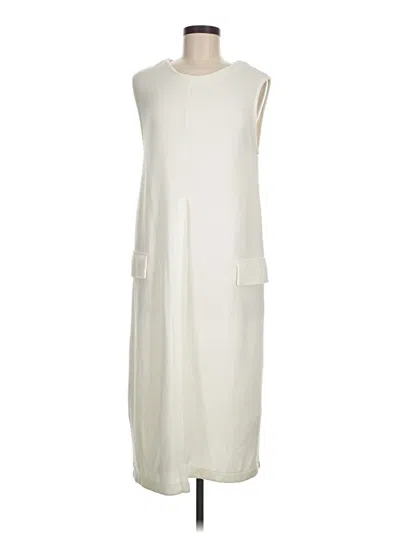 Pre-owned Zara Cardigan Sweater In White