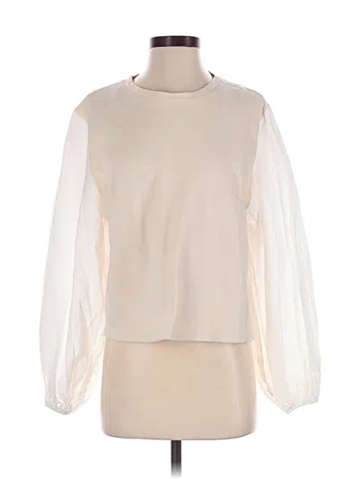 Pre-owned Zara Cardigan Sweater In White