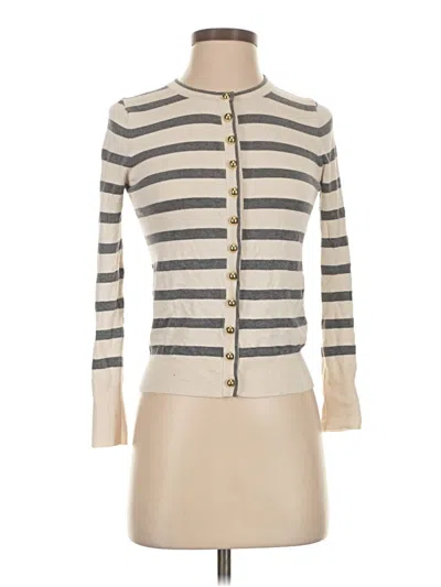 Pre-owned Zara Cardigan Sweater In White