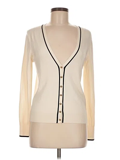 Pre-owned Zara Cardigan Sweater In White