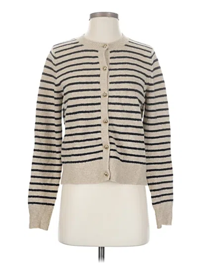 Pre-owned Zara Cardigan Sweater In White