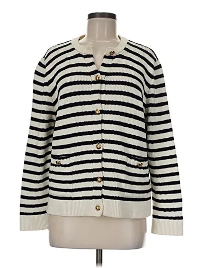 Pre-owned Zara Cardigan Sweater In White