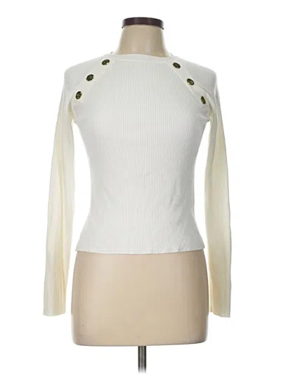 Pre-owned Zara Cardigan Sweater In White