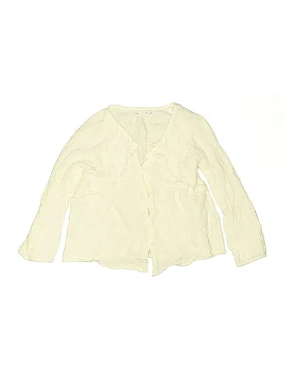 Pre-owned Zara Kids' Cardigan Sweater In Yellow