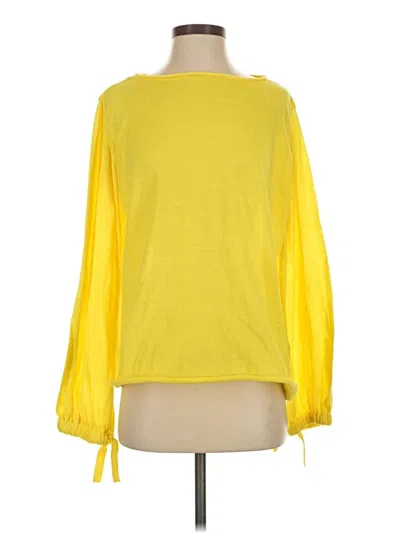 Pre-owned Zara Cardigan Sweater In Yellow