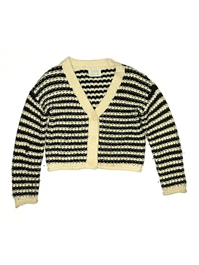 Pre-owned Zara Kids' Cardigan Sweater In Yellow