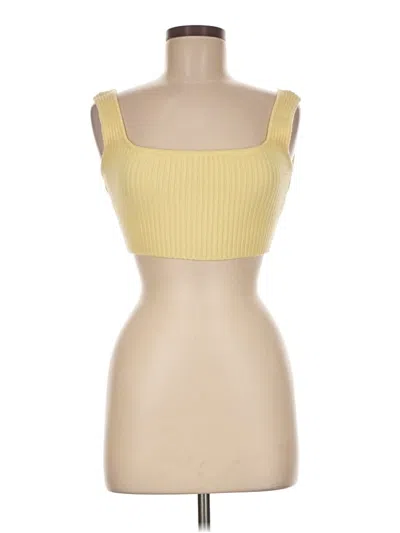 Pre-owned Zara Cardigan Sweater In Yellow