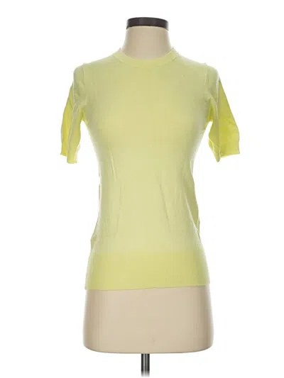 Pre-owned Zara Cardigan Sweater In Yellow