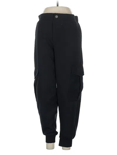 Pre-owned Zara Cargo Pants In Black