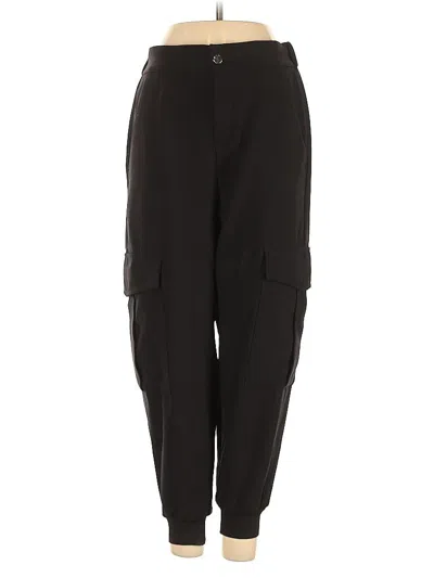 Pre-owned Zara Cargo Pants In Black