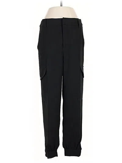 Pre-owned Zara Cargo Pants In Black