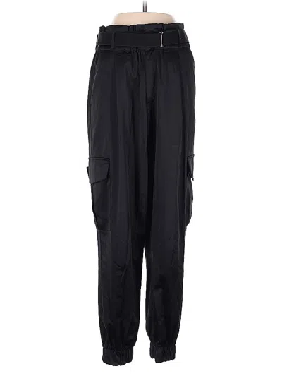 Pre-owned Zara Cargo Pants In Black