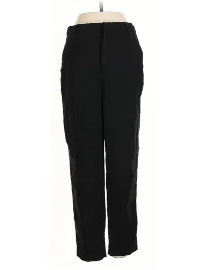 Pre-owned Zara Cargo Pants In Black