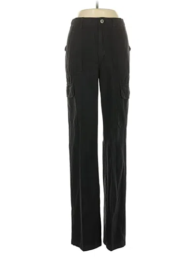 Pre-owned Zara Cargo Pants In Black