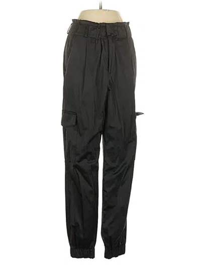 Pre-owned Zara Cargo Pants In Black