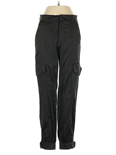 Pre-owned Zara Cargo Pants In Black