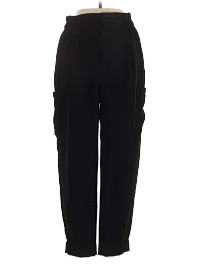 Pre-owned Zara Cargo Pants In Black