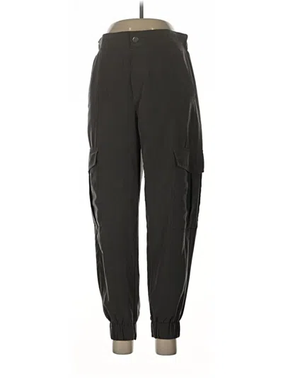 Pre-owned Zara Cargo Pants In Black