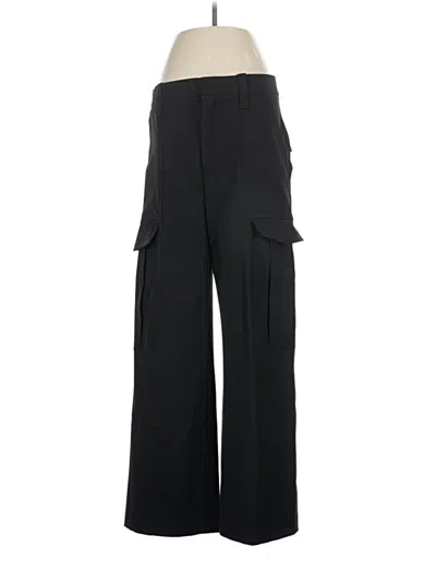 Pre-owned Zara Cargo Pants In Black
