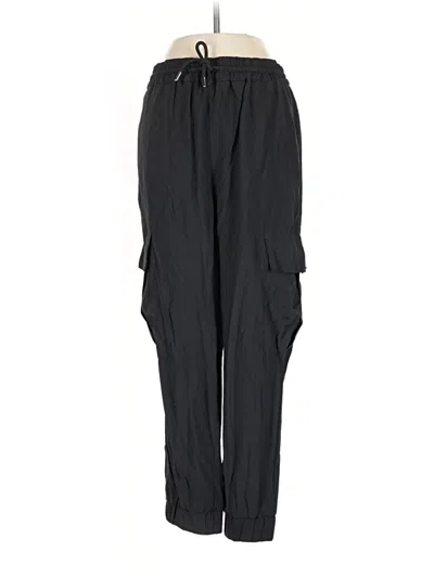 Pre-owned Zara Cargo Pants In Black