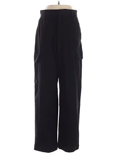 Pre-owned Zara Cargo Pants In Black