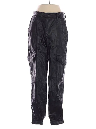 Pre-owned Zara Cargo Pants In Black
