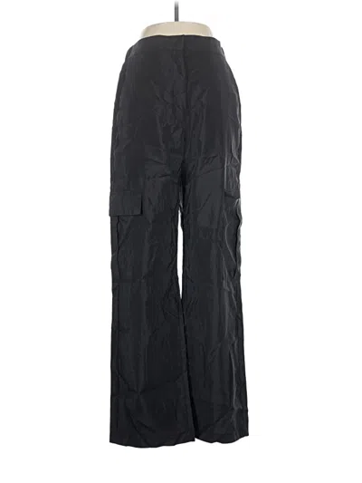 Pre-owned Zara Cargo Pants In Black