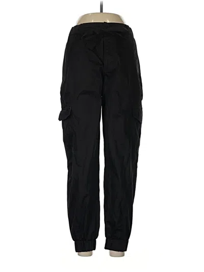 Pre-owned Zara Cargo Pants In Black