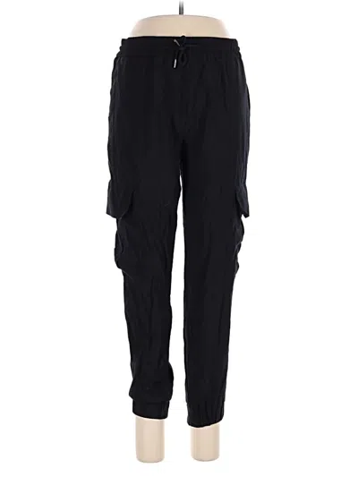 Pre-owned Zara Cargo Pants In Black