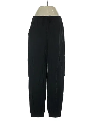 Pre-owned Zara Cargo Pants In Black