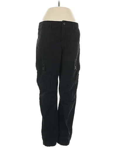 Pre-owned Zara Cargo Pants In Black
