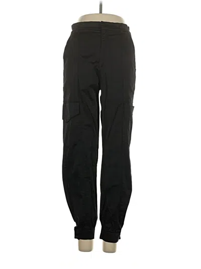 Pre-owned Zara Cargo Pants In Black