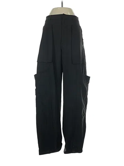 Pre-owned Zara Cargo Pants In Black