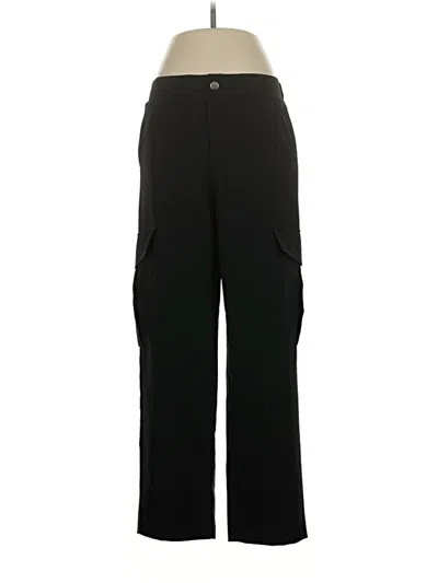 Pre-owned Zara Cargo Pants In Black