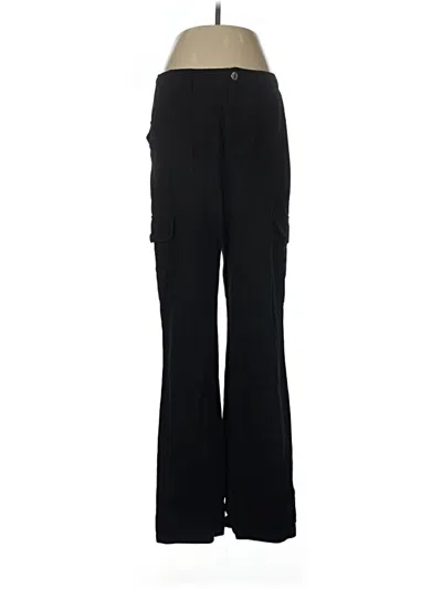 Pre-owned Zara Cargo Pants In Black