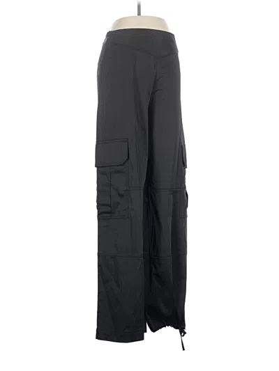 Pre-owned Zara Cargo Pants In Black