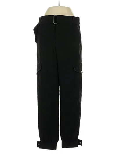 Pre-owned Zara Cargo Pants In Black