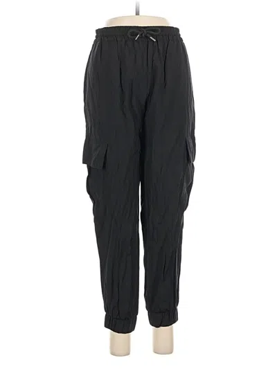 Pre-owned Zara Cargo Pants In Black